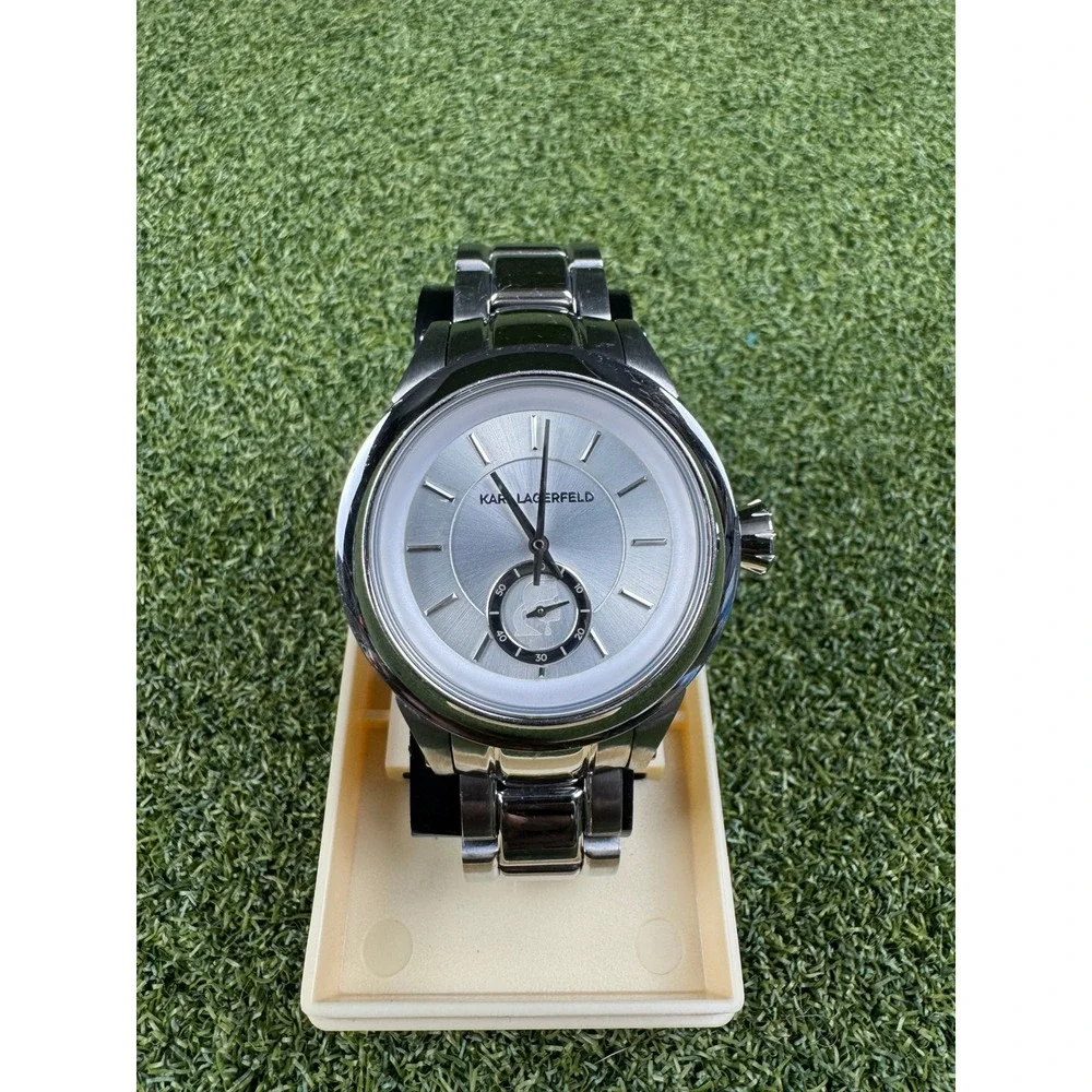 Karl Lagerfeld‎ KL-1204 Launch 2013 Stainless Steel Silver Watch